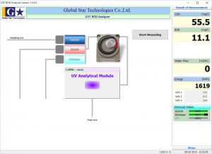 BOD/COD UV Online Analyzer Software UI