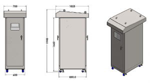 COD/BOD Chemical Titration Online Analyzer dimension